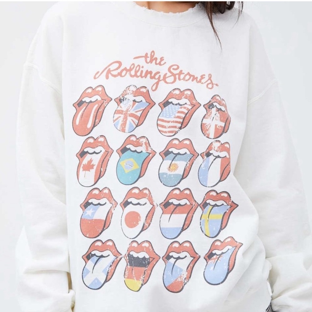 Rolling Stones Distressed Sweatshirt